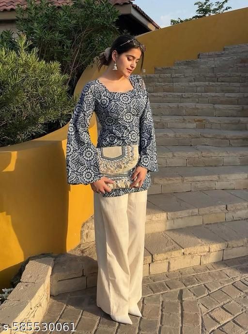 Stylish Most trendy Printed Kurti