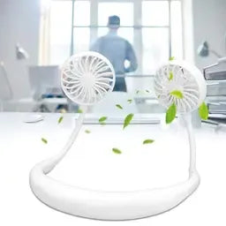 Mini Hand Free Neckband Fan