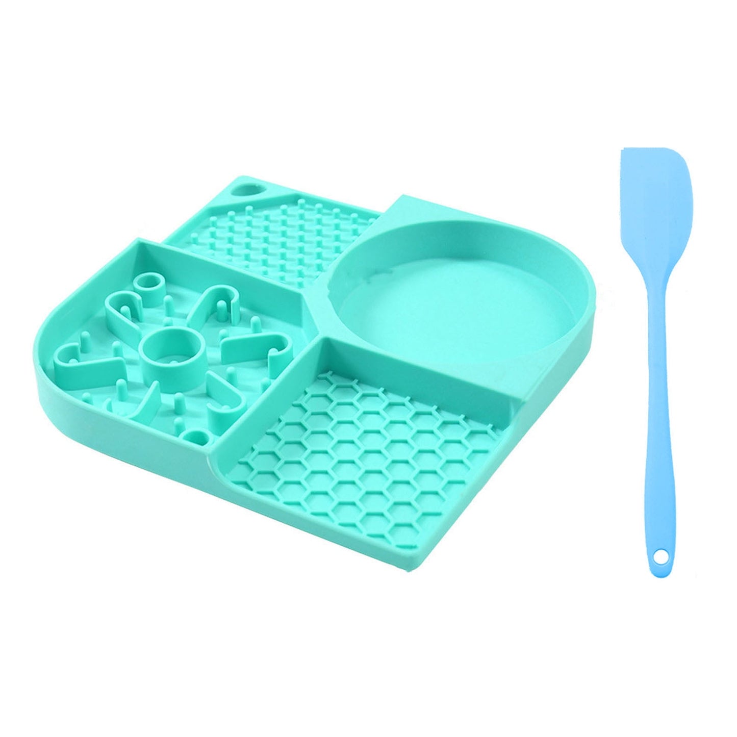 Pet Food Bowl Food Grade, Flexible, 4 Slots Design