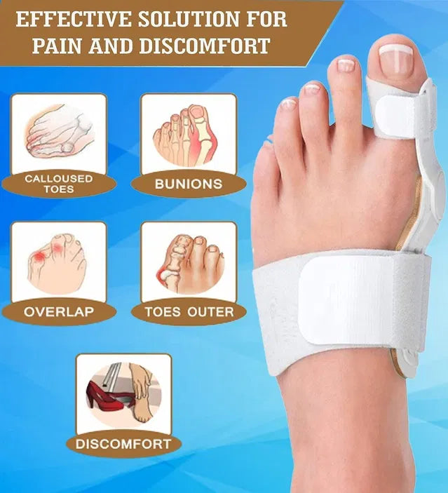 Silicone Toe Separator For Adults Bunion Corrector Splint Kit For Toe - Premium Quality High-Durability Product