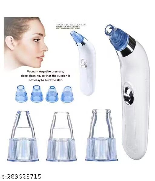 Derma Suction Vacuum Skin Cleanser | 4 in 1 Multi-function Blackhead Remover Tool | Remover Kit Skin Cleaner | Pimple Removal Tool | Ane Removal Tool - Advanced Nourishing Premium Skin & Beauty Care