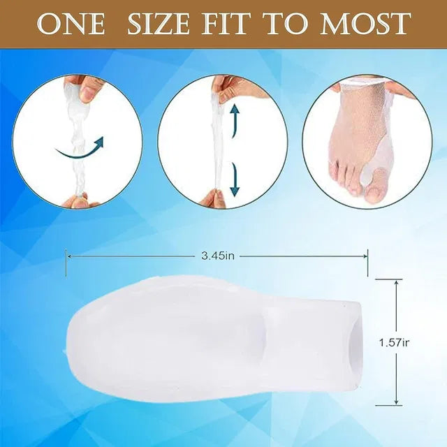Silicone Toe Separator For Adults Bunion Corrector Splint Kit For Toe - Premium Quality High-Durability Product