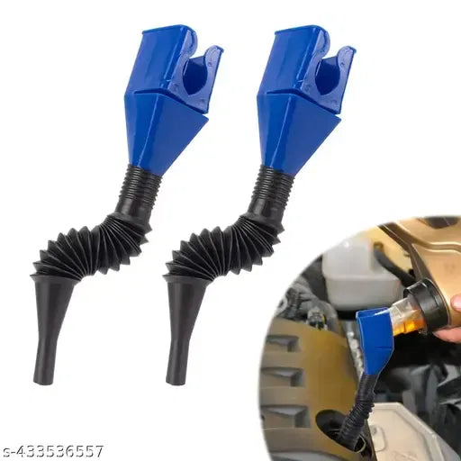 Universal Flexible Draining Oil Snap Plastic Funnel