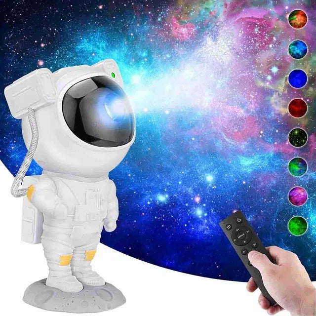 Astronaut Galaxy Projector - 360 Magnetic Head Rotation, Remote Control - Premium Quality High-Durability Product