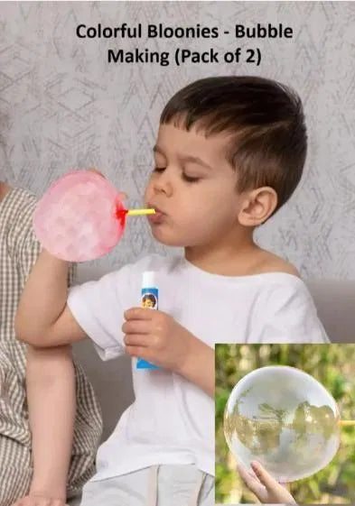 Colorful Bloonies Kids Making Bubbles - Premium Quality High-Durability Product