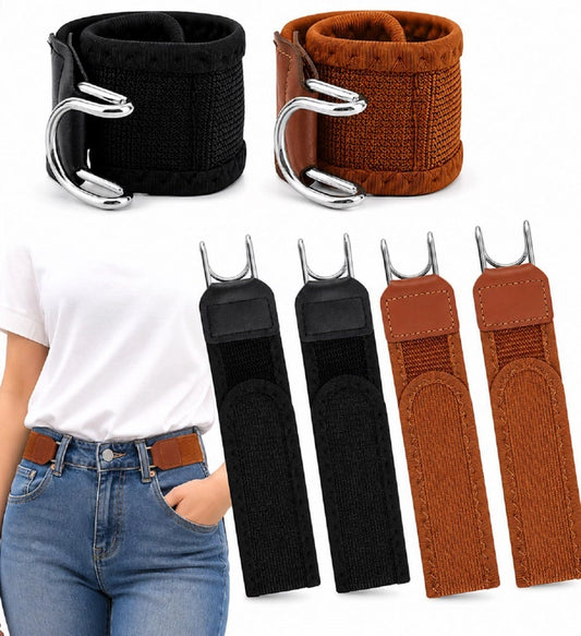 Metal Adjustable No Buckle Belts