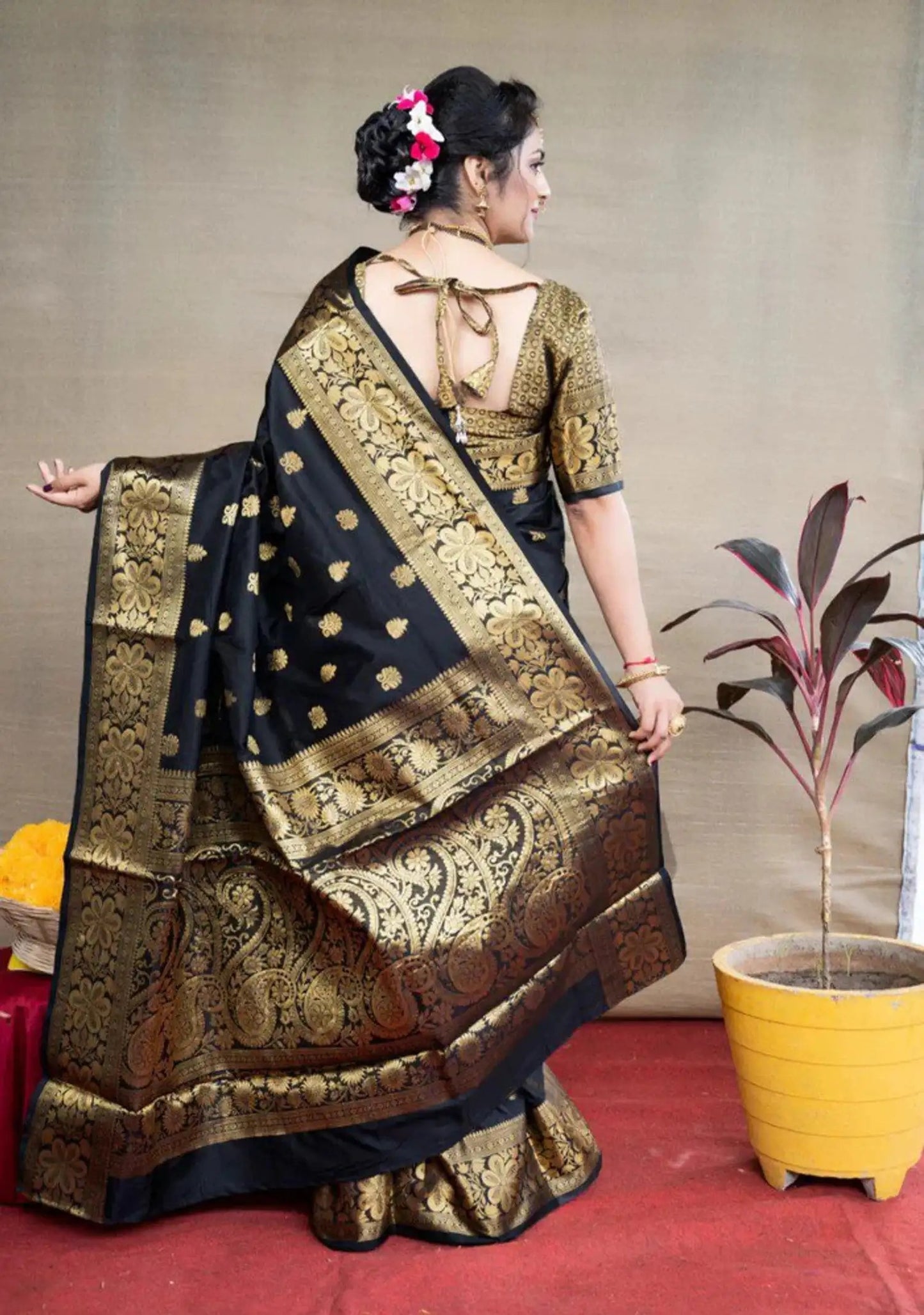 Banarasi Silk Woven Design Saree for Women
