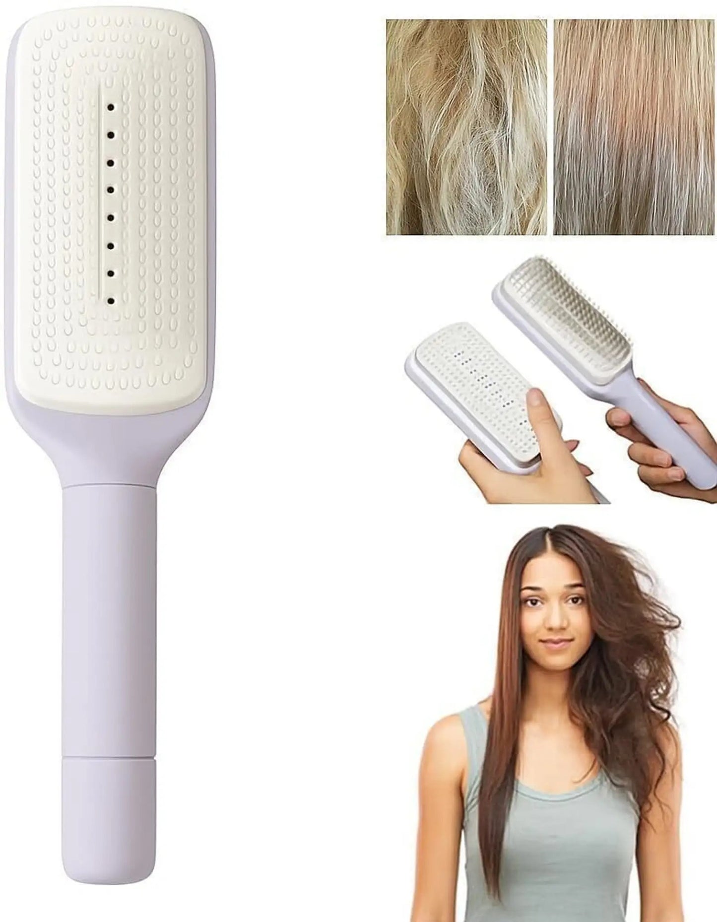 Self Cleaning Hair Brush