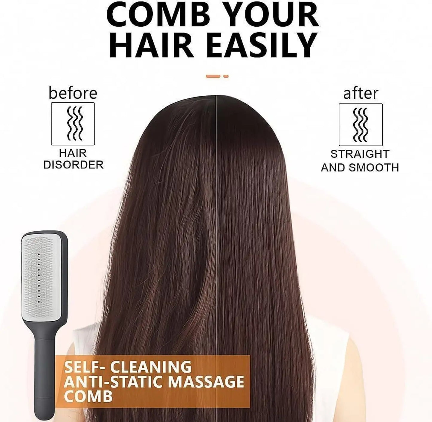 Self Cleaning Hair Brush