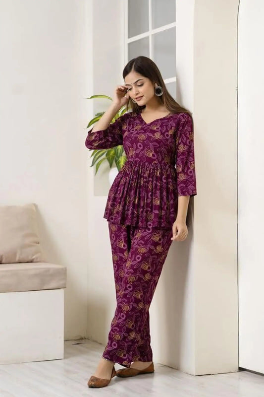 Women's Printed Co-Ord Set