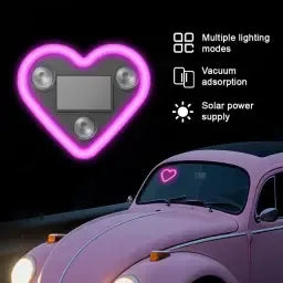 Heart Shaped Car Window Light