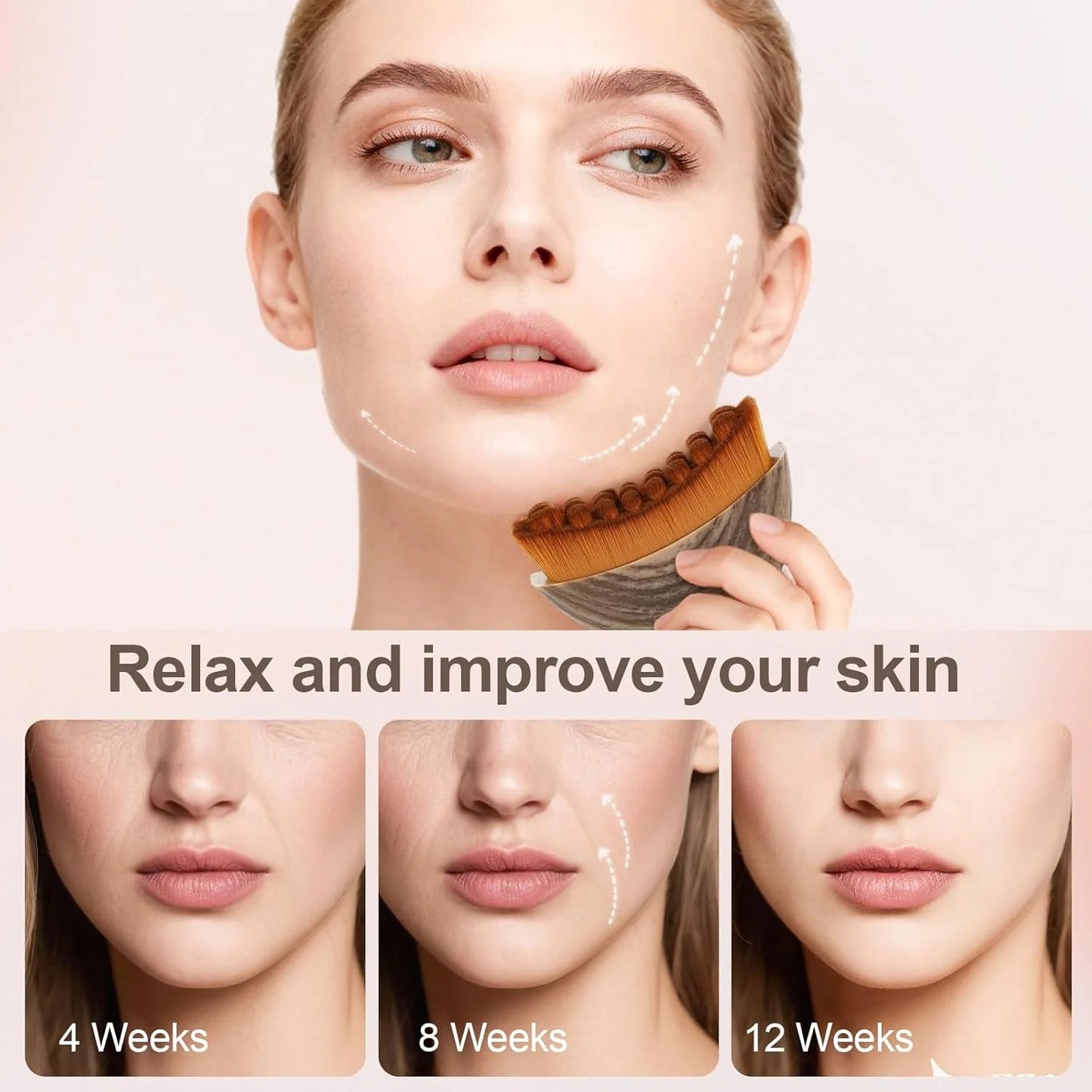 Facial Massage Brush for Glowing Skin