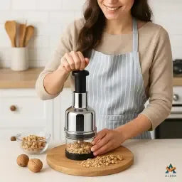 Vegetable Chopper and Slicer-Manual Mini Hand Chopper