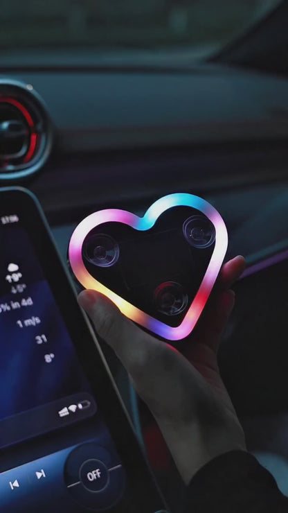 Heart Shaped Car Window Light