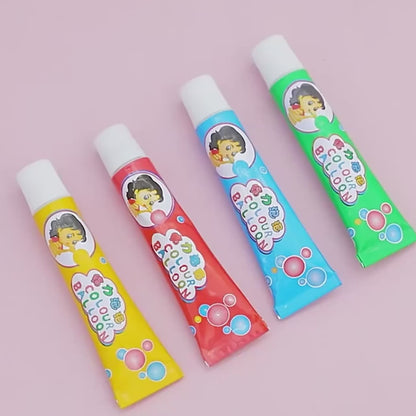 Colorful Bloonies Kids Making Bubbles
